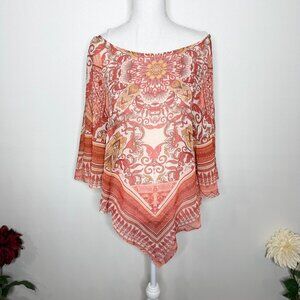 db Established 1962 Women’s Sz XL Pullover Poncho Boho Hippie